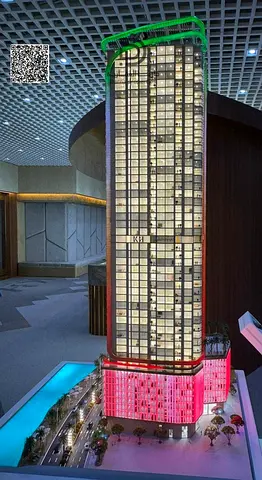 5% down payment only, without commission and without registration fees, owning an apartment in Ajman Corniche with modern finishes and in a fully serviced tower of a swimming pool, gym, parking, baske