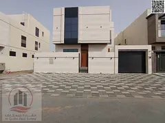 Villa for sale in Al Bahia area, Ajman, 6 bedrooms, elegant design, prime location registration fees