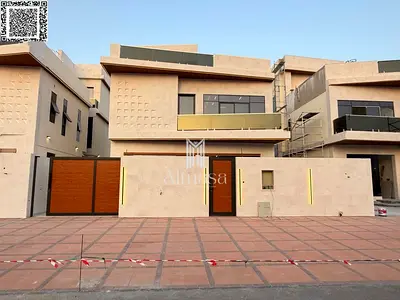 Affordable villa in the most prestigious area of ​​Ajman with a swimming pool and freehold ownership for all nationalities, price includes registratio