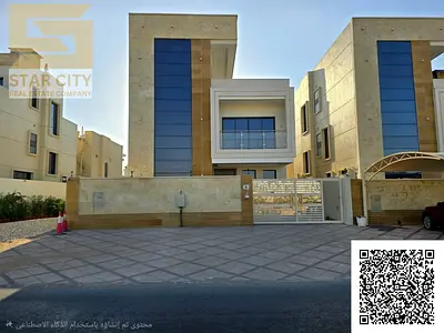 Luxury villa for rent in Al-Haliou, first occupancy, with swimming pool, central air conditioning, 3 floors, 5 rooms. Price 135k