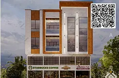 🏢 Investment building with a return of 9.1% | Angle on a main street in front of Sheikh Palace - 