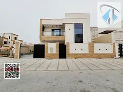 Luxury modern villa for sale, corner location on two streets, two floors and a roof, central air con