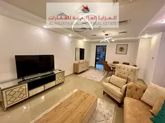 For monthly rent, 3 rooms and a hall in Al Khan Beach Tower