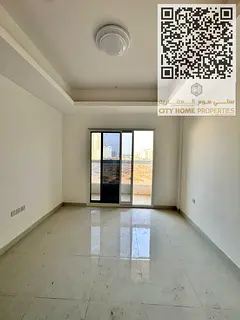 A first occupancy 1 Bedroom + Living Room apartment is available for annual rent in Al Yasmeen, Ajma