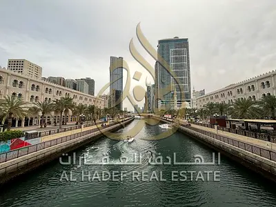 : 🔥 Opportunity in Al Khan | Super Deluxe Furnished Apartment 🌟 Overlooking Al Qasba | Gym, Swimming Pool, and Parking ✨