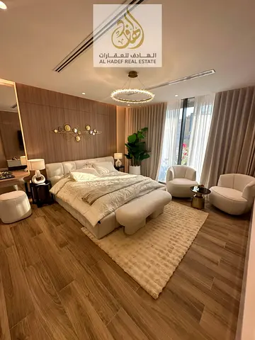 Own a fully furnished two-bedroom apartment with a living room in the Tiger Downtown Ajman project with a 20% down payment.