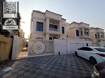 للبيع فيلا في الحليو 2 عجمان مكونة من 4 غرف نوم ماستر ومجلس وصالة وغرفة خادمة شاملة رسوم التسجيل.