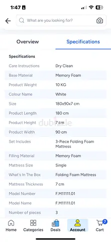 Folding Foam Mattress for Baby Crib