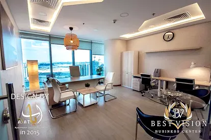 SUMMER OFFER | Furnished Offices in Business Bay | Canal and Burj Khalifa View | Starting AED 45,000 After discount.