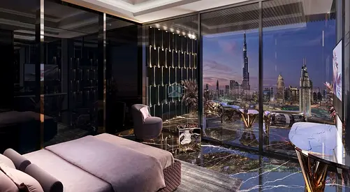 3BR Apartment | Burj Khalifa & Marina View | High Floor | Private Pool