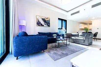Modern & Fully Furnished 1 BHK Apt in Business Bay