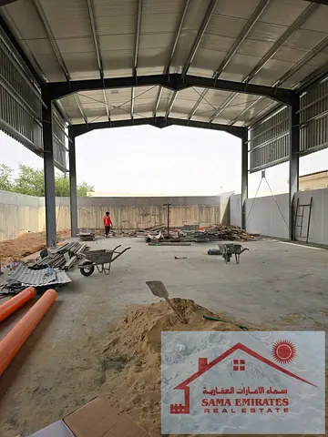 9000 sq.ft industrial shed with 10-meter height // 4offices -2 kitchen - 2 toilet // 2 sewa meters //40kw //Sajja // SEWA-40Kw