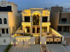 A villa with all electricity and water fees included, on the main street, ready to move in, in the m