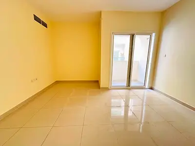 Parking free Family building very nice 2bhk with balcony just in 45k in Al nahda sharjah and 6 cheques