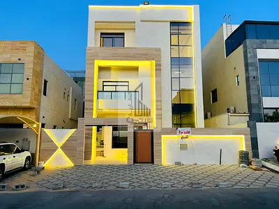 فيلا مودرن تشطيب فاخر 7 غرف مع روف جاهزه للسكن شامل مايه وكهرباء