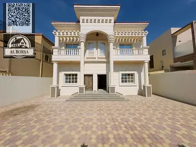 🏡 Villa for rent in Al Muwaihat 1, area 5000 ft², 5 bedrooms, majlis and 2 living rooms, built-up area 4500 ft², 140,000