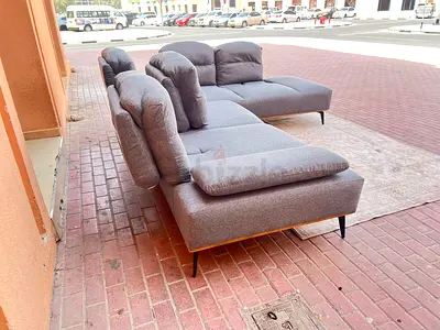 Home Center Limo 4 Seater Sofa with adjustable head Rest