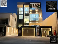 For sale, a luxurious villa with a modern design, including registration and ownership fees, electri