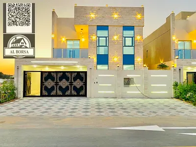 🏡 Villa for rent in Al Helio 2, ground floor, first floor and roof, 5 master bedrooms, central air conditioning, majlis, living room and maid's room,