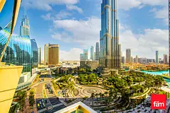 Rented | Burj View | Furnished | Mid floor