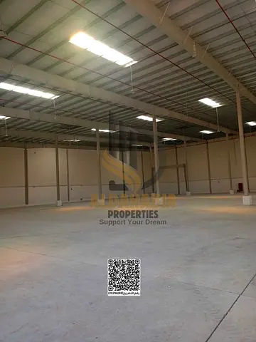 🏭 Warehouse for Rent – Umm Al Quwain 📍 Modern Industrial Area A prime opportunity to rent a large-scale warehouse in a strategic location close to m