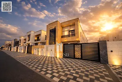 Villa for sale in Al Yasmin area - Ajman, one of the quiet and distinguished residential areas, close to all vital services and facilities, with easy