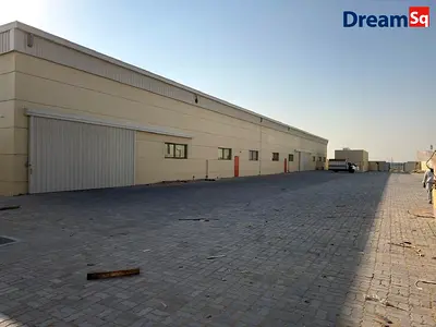 مستودع كبير للإيجار في مدينة الإمارات الصناعية | طاقة عالية | جاهز500 kV electricity supply