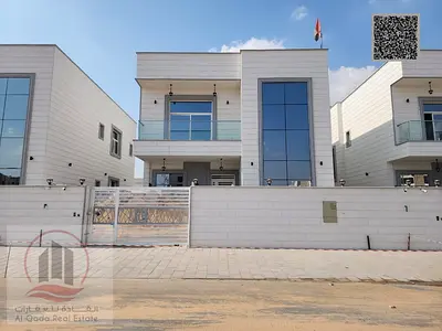 للبيع فيلا بعجمان في الزاهيه مع الكهرباء والمكيفات 5 غرف ماستر مجلس وصالة وغرفة خدامة تمليك حر لجميع الجنسيات وأمكانية التمويل البنكي بدون دفعة أولي