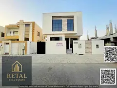 Modern luxury villa for sale in Al Yasmin Ajman with 5 spacious bedrooms, large majlis, open living