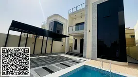 Modern villa for sale in Al Rawda, first occupancy, excellent personal finishing, very prime locatio