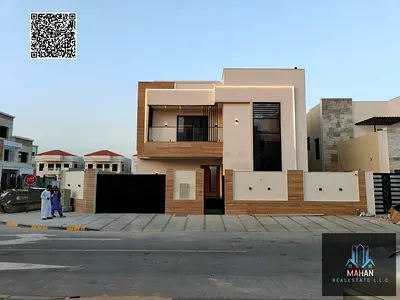 ✨ Luxury Corner Villa for Sale in Al Zahiyah – Ajman ✨ A rare opportunity to own a VIP corner villa with elegant architecture and luxurious finishes, located in a prime location within Al Zahiyah, one