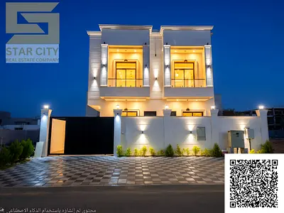 Luxury villa for rent in Al-Haliyo, first occupancy, 3 floors, 6 master bedrooms, classic design. Price: 125k