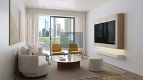 Furnished 1BR Apartment | Lume Residences JVC | Balcony &amp; Pool Access