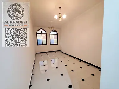 For annual rent in Ajman, for annual rent in Al Rawda 3, Khartoum Street, one room, a hall, a balcony, and 2 bathrooms