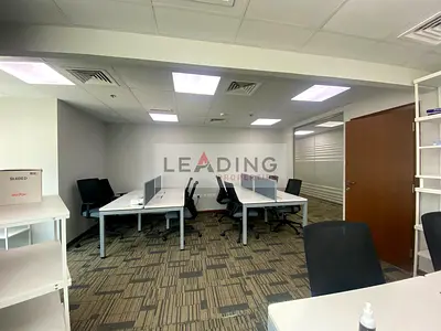 office In Business center| Seprate wooden door | all bills included