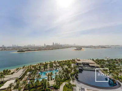 Iconic Sea + Palm Views | Luxury 2BR + Maids Room