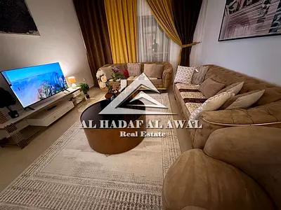 For monthly rent, a 2room and a hall in Al Khan area with free internet