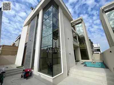 Villa for sale in Al Yasmin neighborhood, very prime location, close to all services, near the airport and Sheikh Mohammed Bin Zayed Road.