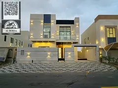 For sale in Al Helio 2, Ajman: a villa with 5 master bedrooms, a majlis, a living room, a spacious k
