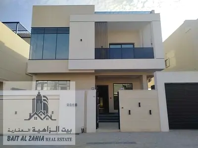 Ahmed - Brand new Villa for sale Freehold for all nationalities in Al Zahya, Low price - Central AC