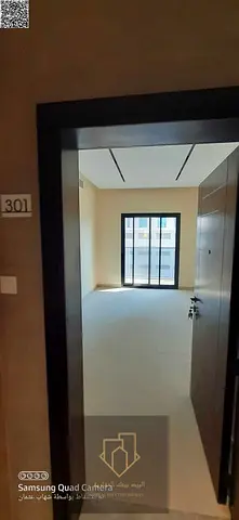 Two-bedroom apartment with a living room, first tenant, two bathrooms, and a balcony. Super deluxe finishing. Prime location with easy access to Sharj