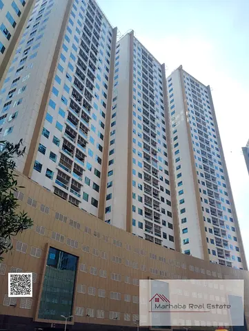 شقة 2 غرف وصالة للإيجار في أبراج لؤلؤة عجمان – 2BHK