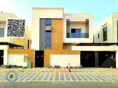 For sale: Modern villa with 5 bedrooms and a roof terrace in Al Bahia area, Ajman