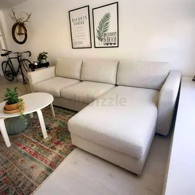 IKEA vimle L Shape Sofa Beige Good Condition