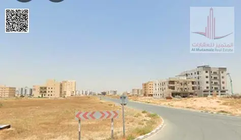 Land for sale in Ajman, Al Rawda area, residential/commercial (G+2), area 8500 sq ft, corner plot on two streets. Asking price 3,100,000 AED.
