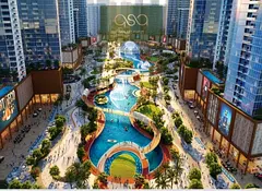 Luxurious two bedroom for sale in a new project (Tiger Downtown Ajman), freehold, swimming pool, gym