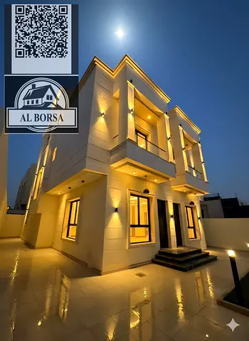 🏡 فيلا أول ساكن للإيجار في الحليو | 6 غرف ماستر | مجلس وصالة | غرفة خادمة + روف | 130,000 درهم