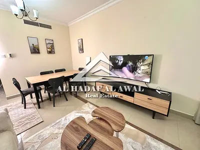 شقة غرفتين وصالة مفروشة للايجار الشهري في الخان