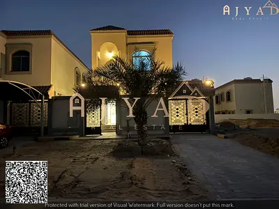 للبيع: فيلا سكنية جاهزة في الحليو 1 عجمان، السعر شامل توصيل الكهرباء والمياه والتكييف، موقع مميز، تشطيب فاخر، قريبة من دبي والشارقة، جاهزة للسكن الفور
