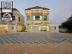For sale in Al Zahia: a villa with 4 master bedrooms, a majlis, a living room, ground and first floo